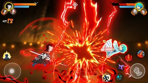 Stick Demon Shadow Fight | 火柴人鬼灭之刃 游戏截图 2