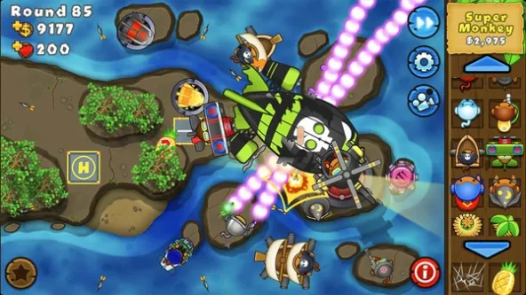 Bloons TD 5 | 气球塔防 5 游戏截图 1